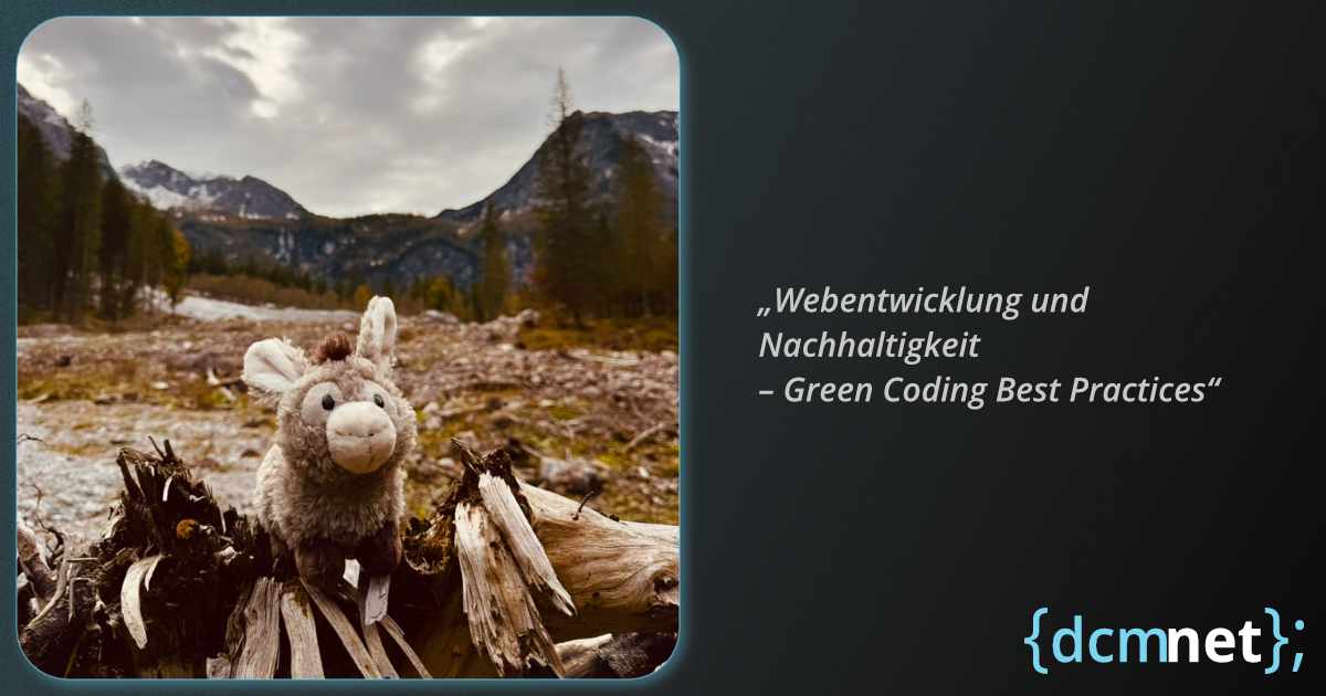 Green Coding und nachhaltige Webentwicklung – Symbolbild