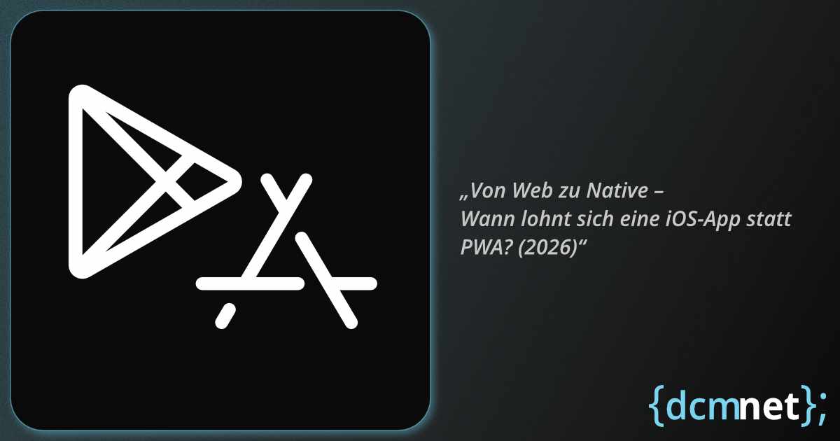 iOS App oder Progressive Web App
