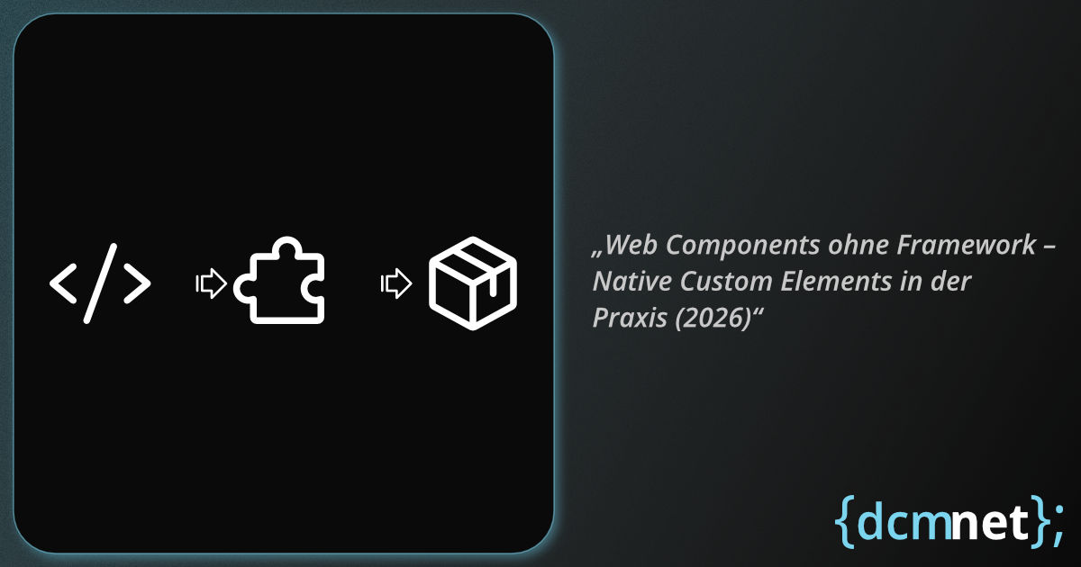Web Components und Custom Elements