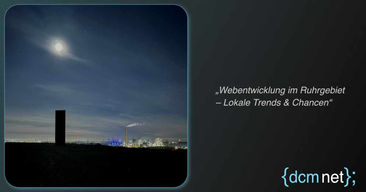 Webentwicklung im Ruhrgebiet – Lokale Trends & Chancen – Symbolbild