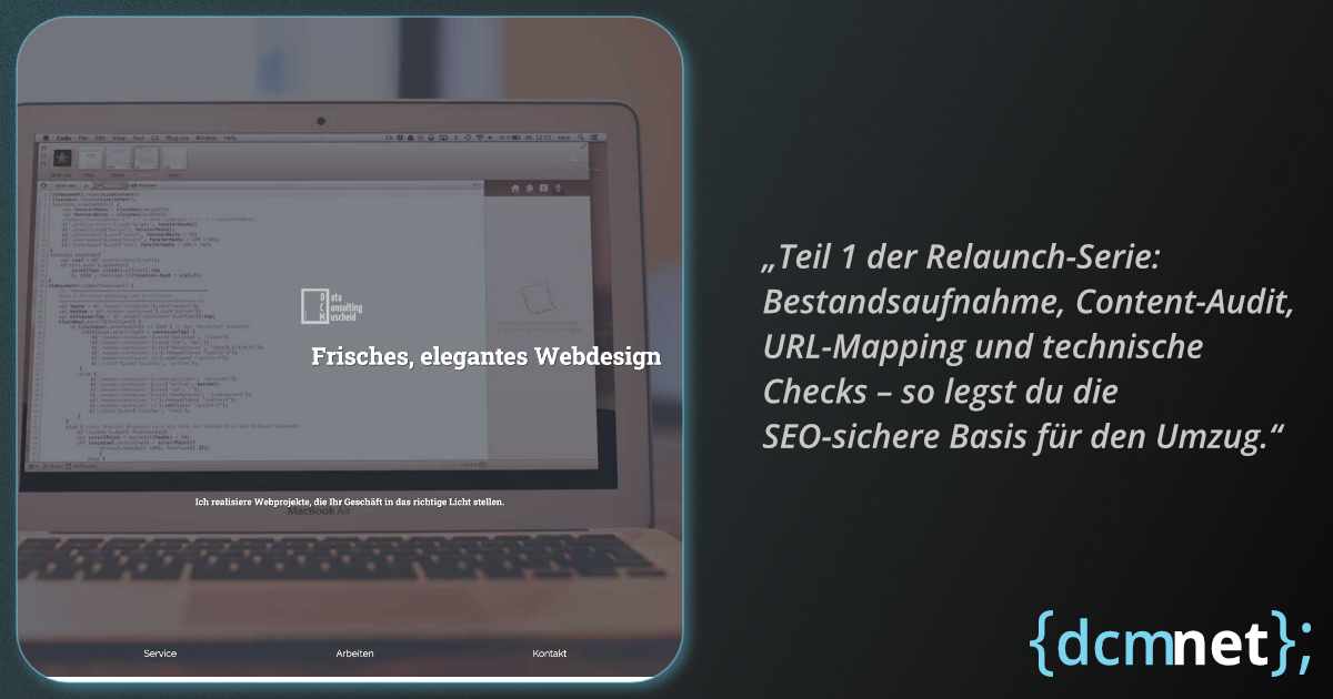 Website-Relaunch: Vorbereitung & SEO-Planung – Symbolbild