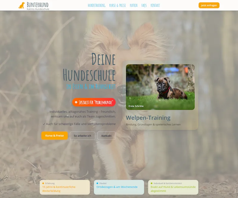 Bunterhund – neue Startseite