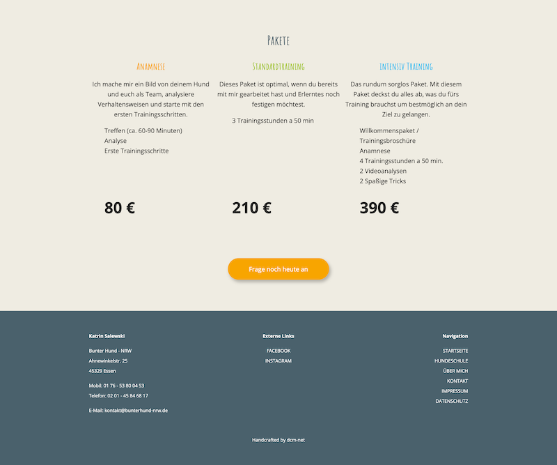 Vorher – Preise