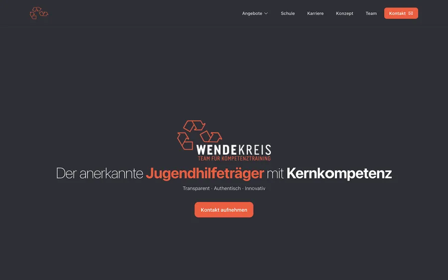 WENDEKREIS Website Vorschau